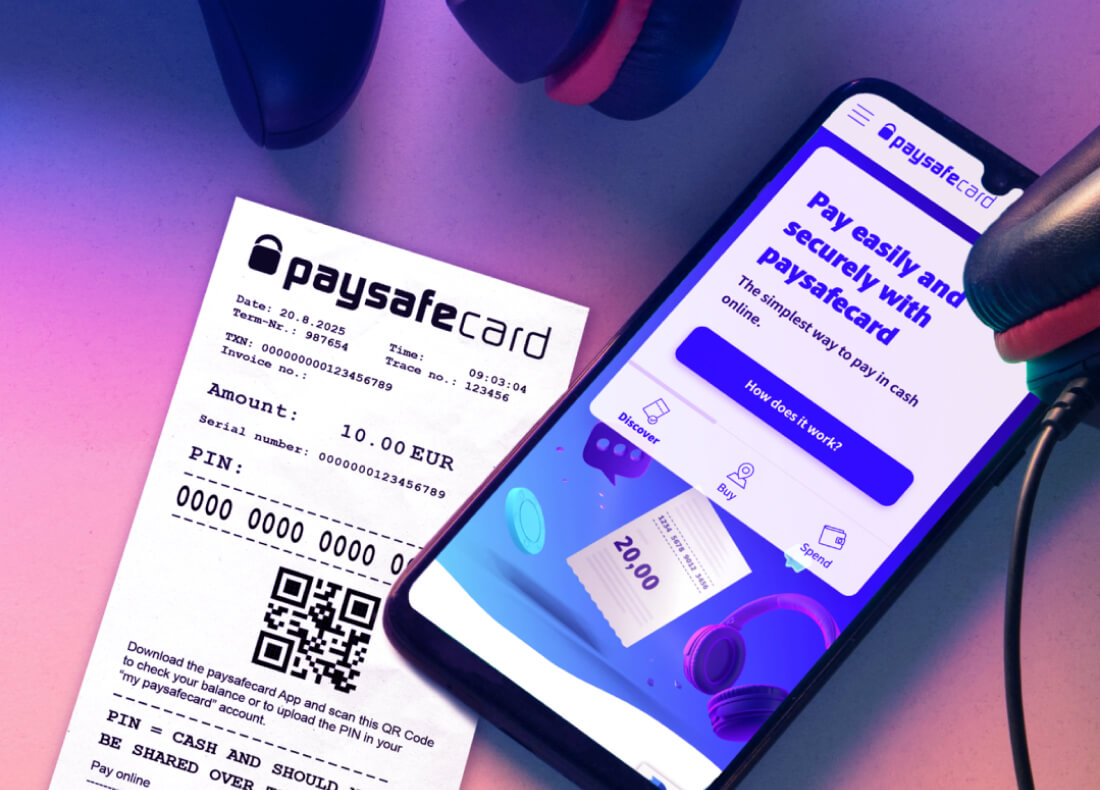 paysafecard voucher and mobile app
